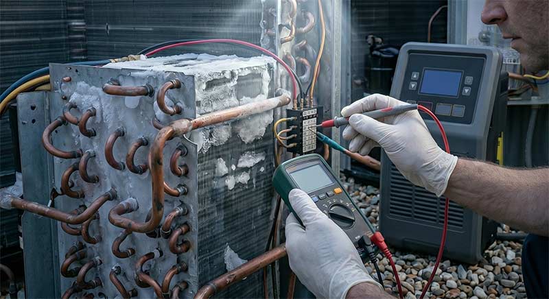 Frozen AC Coil Repair